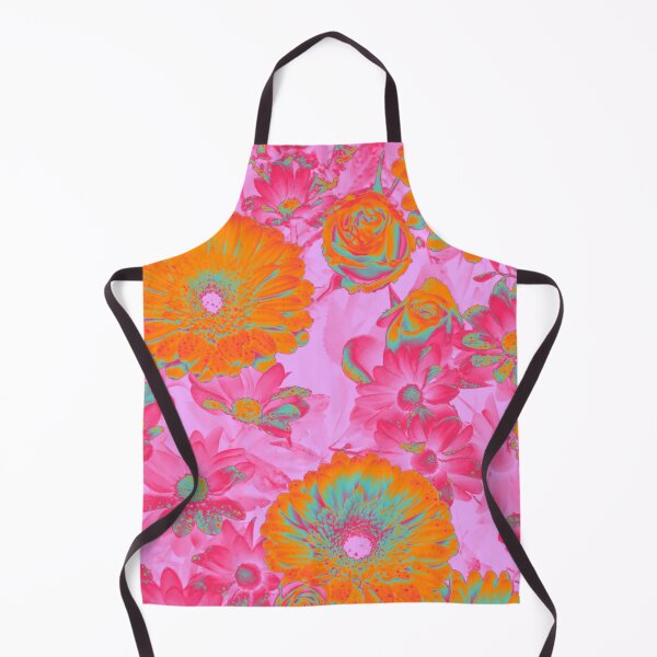 Item preview, Dorm Room Pink Art - Psychedelic Aesthetic Flowers designed and sold by Trish Dish.
