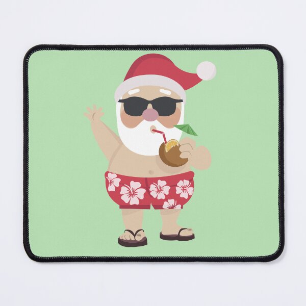 Item preview, santa on vacations designed and sold by LuloCreative.