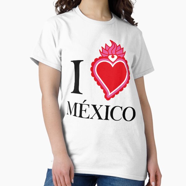 Item preview, I Love Mexico in White designed and sold by TallerMexicanoDeDiseño.