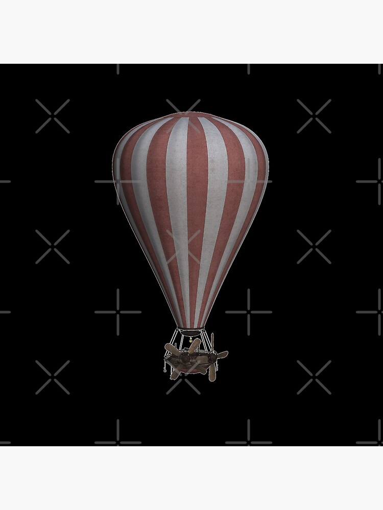 Steampunk Hot Air Balloon Airship Print by thespottydogg