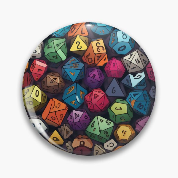 Item preview, DnD Dice Seamless Pattern #4 designed and sold by Flinnix.