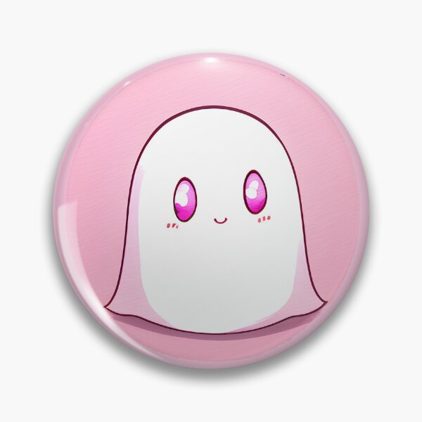 Item preview, Minimalist Friendly Ghost | Spooky cute, pink designed and sold by General-Corner.