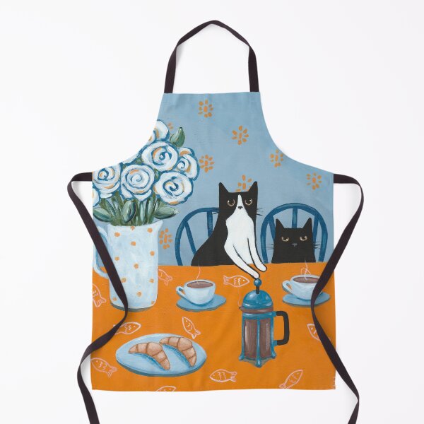 Item preview, French Press Coffee Cats designed and sold by KilkennyCat Art.
