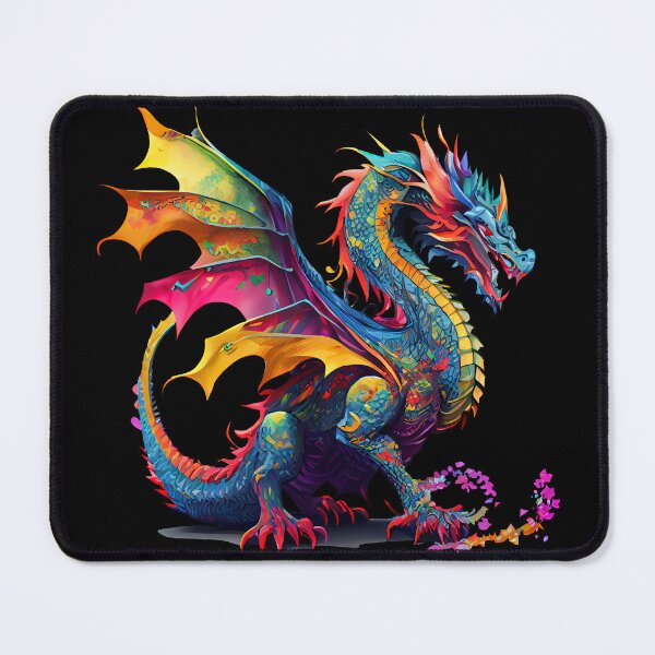 Item preview, Watercolor Rainbow Dragon 1 designed and sold by Magnuna.