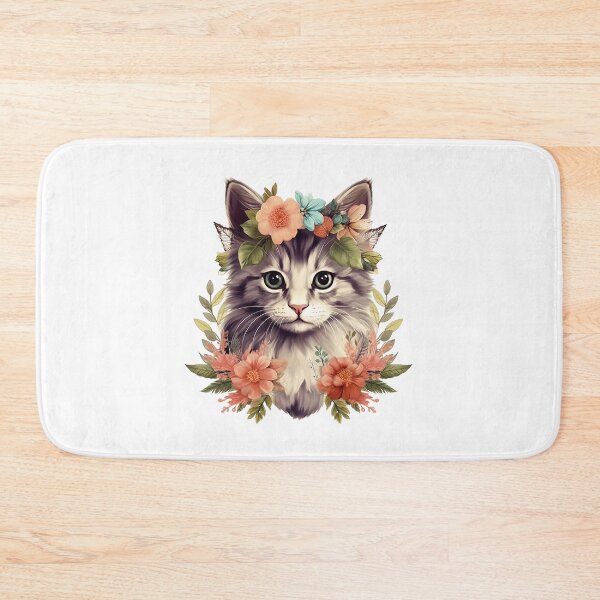 Item preview, Kitten Cutie Flower Design | PNG Sublimation designed and sold by JhazAineArtShop.