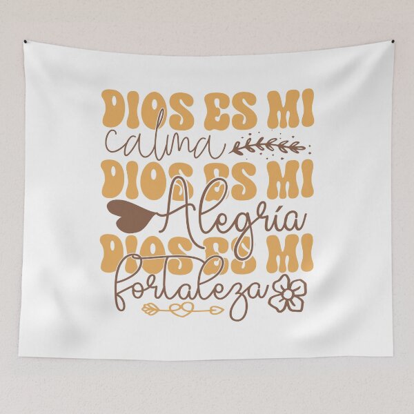 Item preview, Dios Es Mi Calma Alegria Fortaleza Christian Spanish designed and sold by mariejosee22.