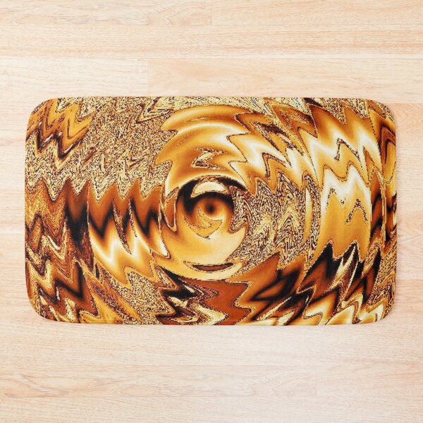 Item preview, Metallic gold circular waves large and small designed and sold by JaroDesign2023.