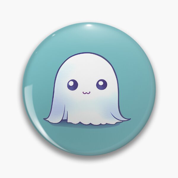 Item preview,  Minimalist Friendly MIni Ghost | Spooky cute, light blue designed and sold by General-Corner.