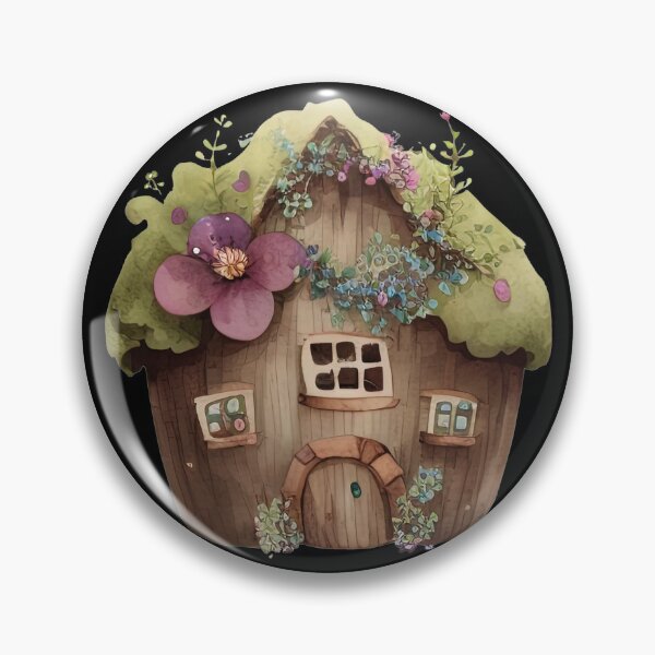 Item preview, Watercolor Fairy Magic House 1 designed and sold by Magnuna.