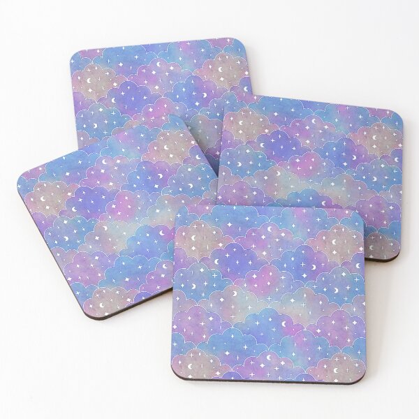Item preview, Dreaming Above the Clouds and Stars Watercolor Pattern designed and sold by Design Minds Boutique.
