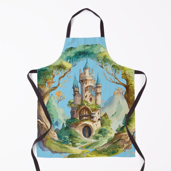 Item preview, Enchanted Castle in the Luminescent Forest designed and sold by Pickmash.