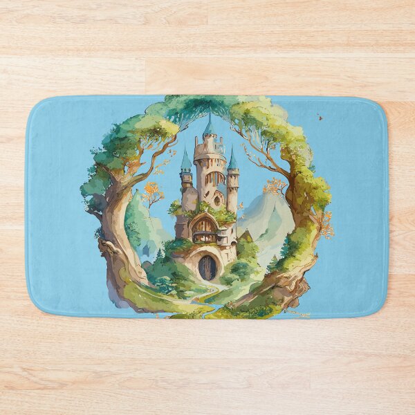 Item preview, Enchanted Castle in the Luminescent Forest designed and sold by Pickmash.