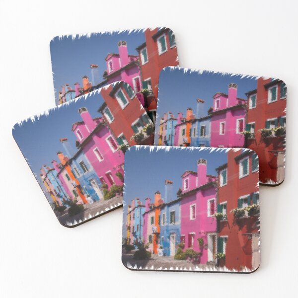 Item preview, colored houses designed and sold by ZartDesing.