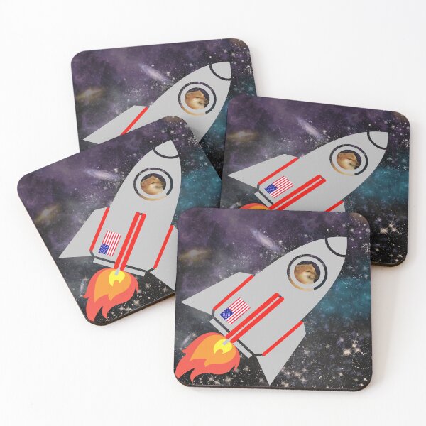 Item preview, Cheemstronaut in a space rocket designed and sold by 413-Designs.