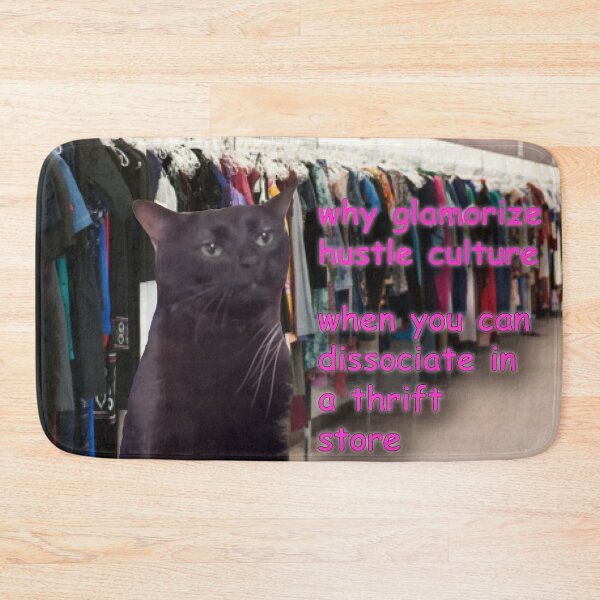 Item preview, Cat Dissociates in a Thrift Store designed and sold by KittyGranger.
