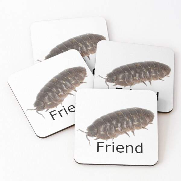 Item preview, Roly Poly Pill Bug Isopod Friend with Text designed and sold by Magironi.
