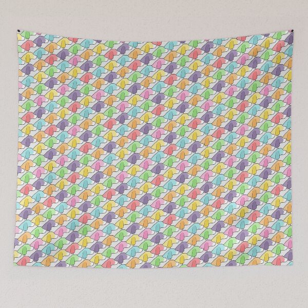 Item preview, Springer Spaniel Pastel Pattern designed and sold by Tillowin.