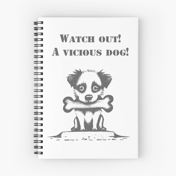 Item preview, Watch out! A vicious dog! designed and sold by Izhevsky.