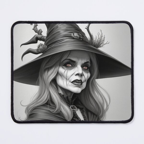 Item preview, Witch pencil drawing designed and sold by Pencil-Art.