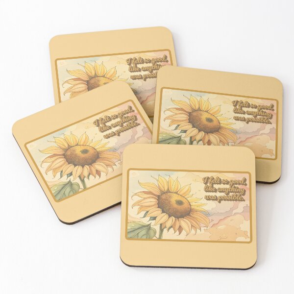 Item preview, I Felt So Good, Like Anything Was Possible Sunflower Design designed and sold by debward76.