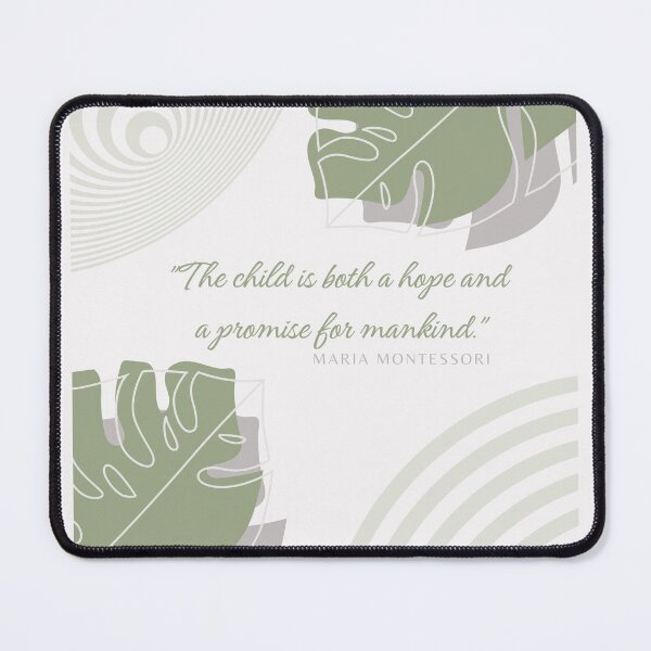 Item preview, Montessori Quote Boho Design designed and sold by TeyMank.
