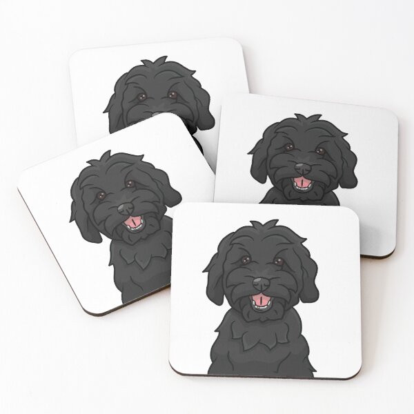 Item preview, Black Goldendoodle designed and sold by mohepdesigns.