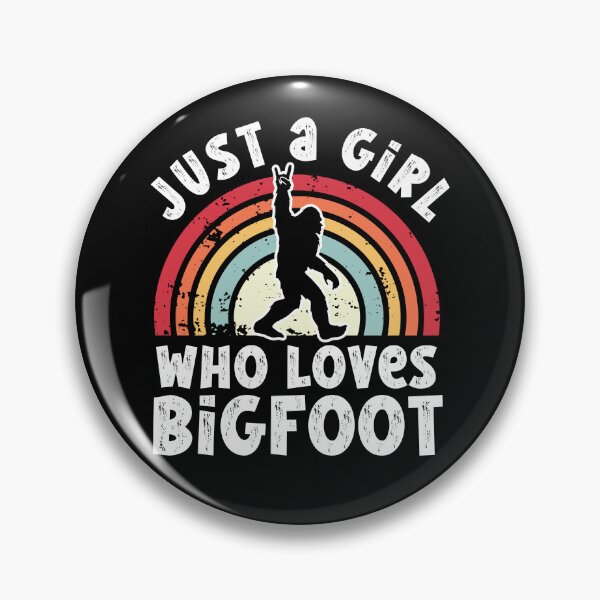 Item preview, Just a Girl Who loves Bigfoot, funny Bigfoot silhouette  designed and sold by Drzamag.