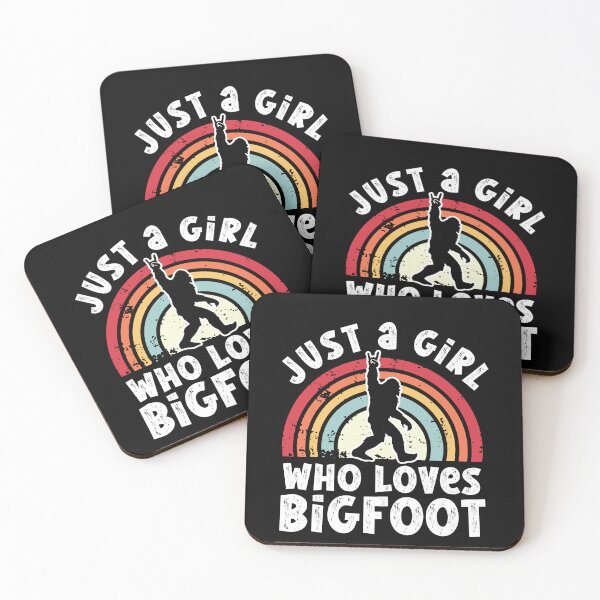 Item preview, Just a Girl Who loves Bigfoot, funny Bigfoot silhouette  designed and sold by Drzamag.