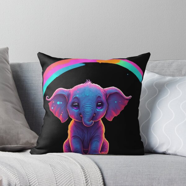 Item preview, Itty Bitty Elephant, Colorful Elephant, Bold color designed and sold by GlunmanStore.