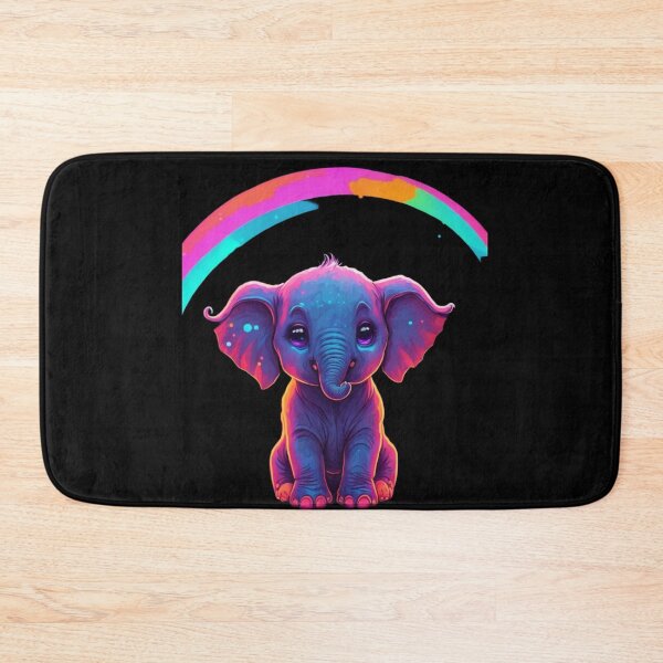 Item preview, Itty Bitty Elephant, Colorful Elephant, Bold color designed and sold by GlunmanStore.