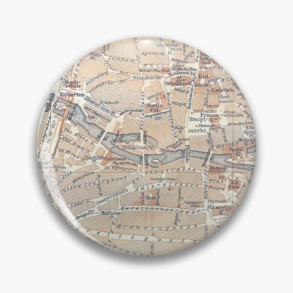 Item preview, Vintage Map of Nuremburg Germany (1911) designed and sold by BravuraMedia.