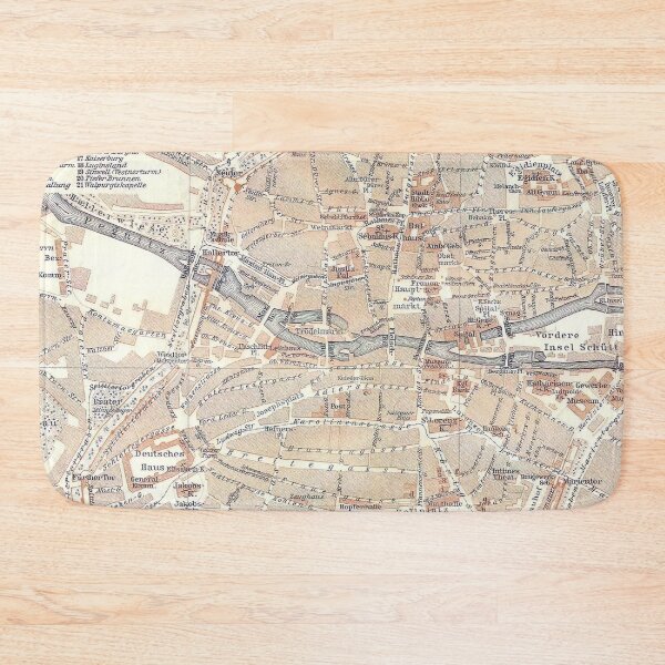 Item preview, Vintage Map of Nuremburg Germany (1911) designed and sold by BravuraMedia.