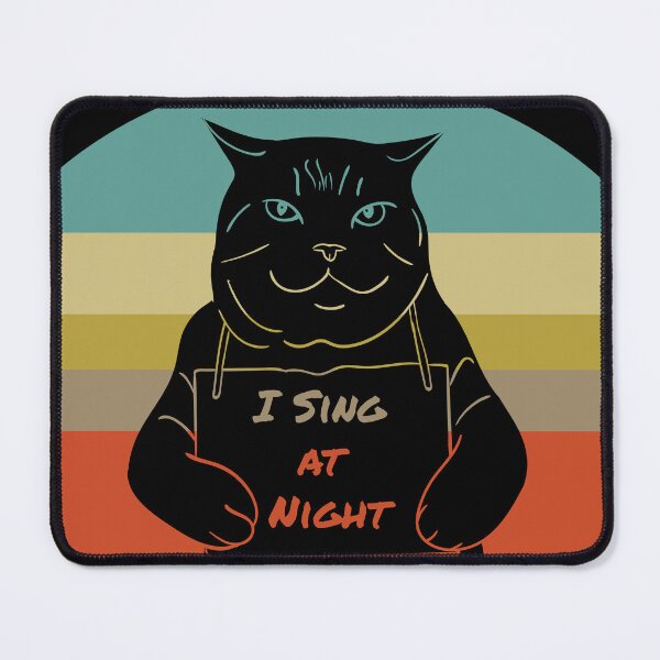 Item preview, Suspect Cat - I Sing at Night designed and sold by Ricky-Uwoow.