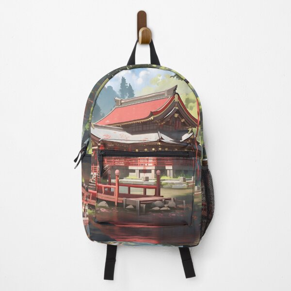 Item preview, Asian Style House on a Lake designed and sold by ArtbyAiGallery.