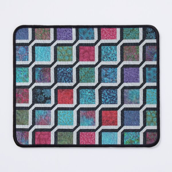Item preview, patchwork quilt Square Cubes designed and sold by GLORY-LIFE.