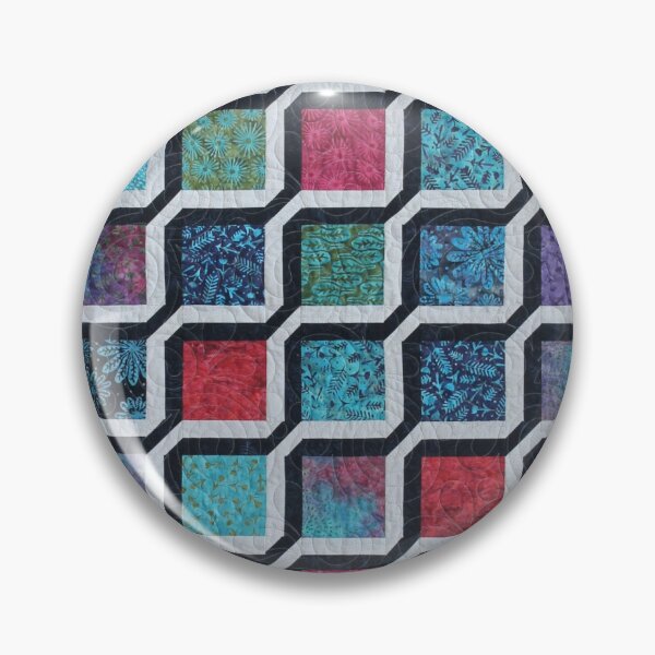 Item preview, patchwork quilt Square Cubes designed and sold by GLORY-LIFE.