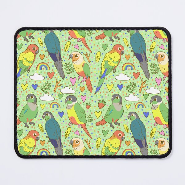 Item preview, Colourful Conures Pattern designed and sold by casserolestan.