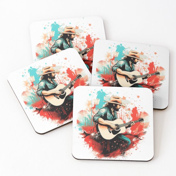 Item preview, Cowboy Guitarist designed and sold by PrintDesignLab.