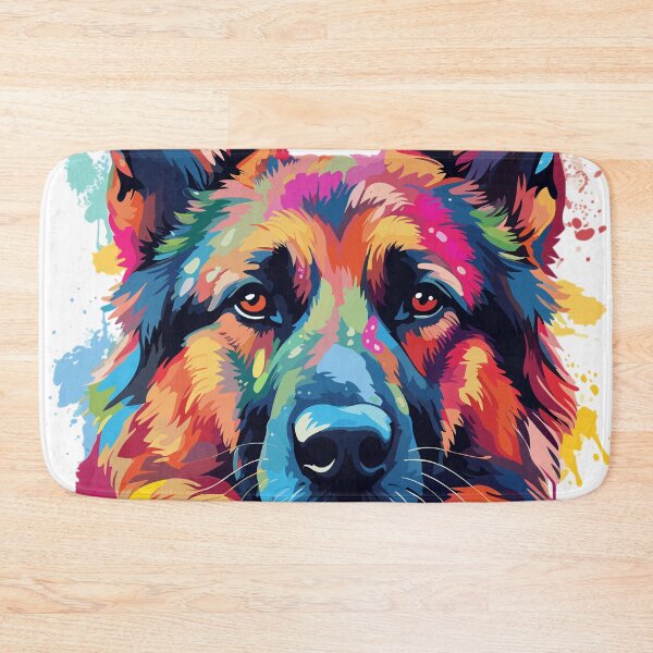 Item preview, Watercolor German Shepherd designed and sold by CatCoconut-Art.