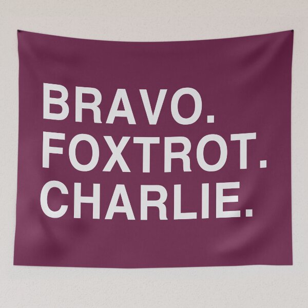 Item preview, Copy of BRAVO FOXTROT CHARLIE (Burnley) designed and sold by Confusion101.