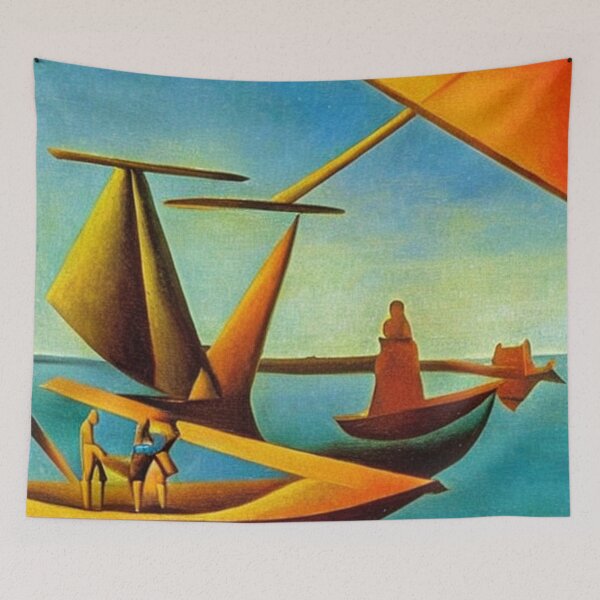 Item preview, Sailing Junks at sunset designed and sold by George Hutton Hunter.