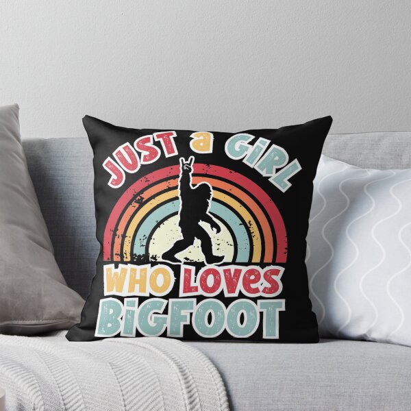 Item preview, Just a Girl Who loves Bigfoot, funny Bigfoot silhouette  designed and sold by Drzamag.