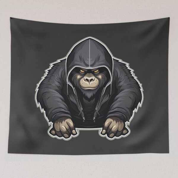 Item preview, Cool Gorilla in casual clothing designed and sold by Sidewayanimals.