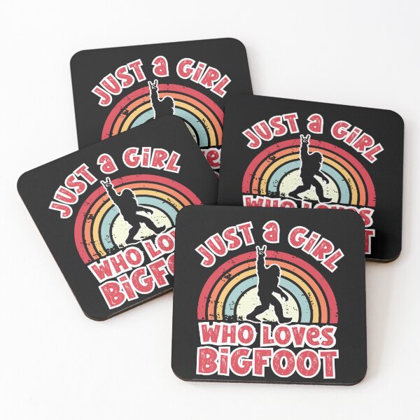 Item preview, Just a Girl Who loves Bigfoot, funny Bigfoot silhouette  designed and sold by Drzamag.