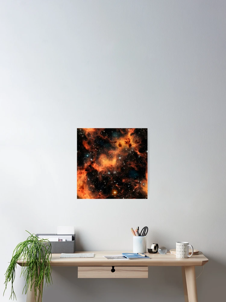 Thumbnail 2 of 3, Poster, Deep Outer Space Pattern 18 designed and sold by DigitalPatternx.