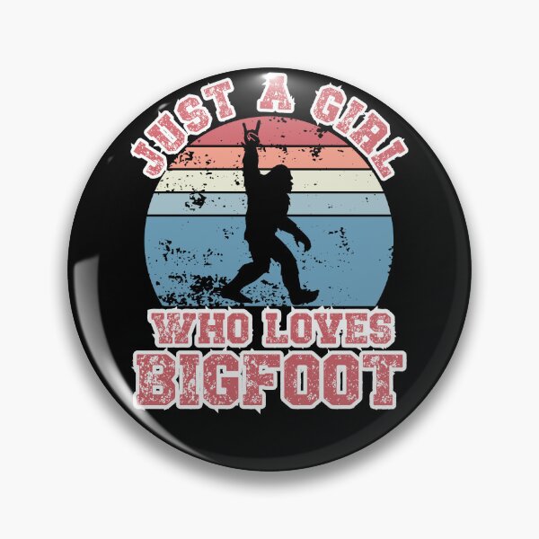 Item preview, Just a Girl Who loves Bigfoot, funny Bigfoot silhouette  designed and sold by Drzamag.