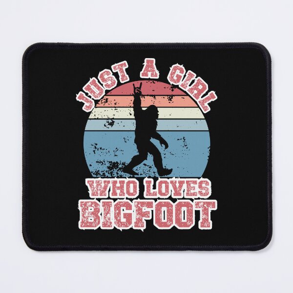 Item preview, Just a Girl Who loves Bigfoot, funny Bigfoot silhouette designed and sold by Drzamag.