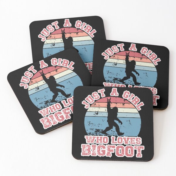Item preview, Just a Girl Who loves Bigfoot, funny Bigfoot silhouette  designed and sold by Drzamag.