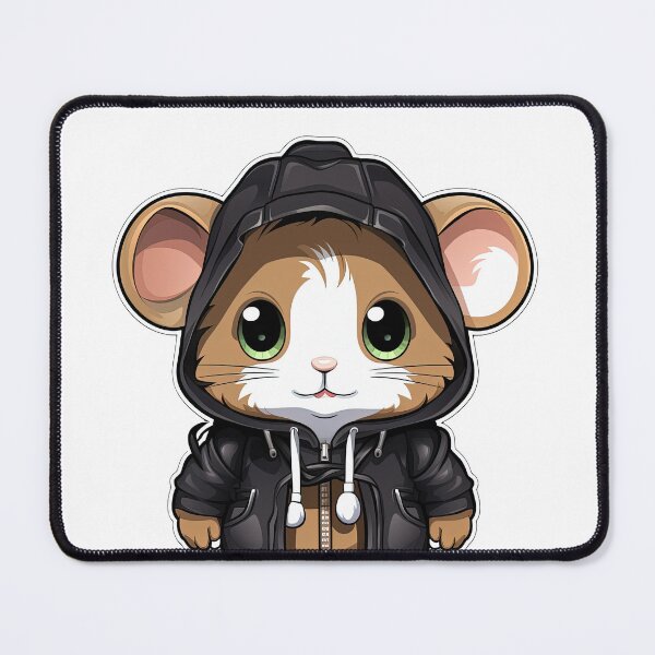 Item preview, Cool Hamster in casual clothing designed and sold by Sidewayanimals.