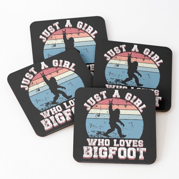 Item preview, Just a Girl Who loves Bigfoot, funny Bigfoot silhouette  designed and sold by Drzamag.